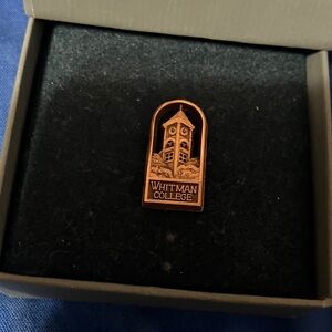 Whitman College Copper Pin